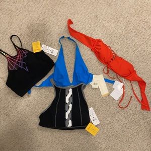 Lot of swimwear tops